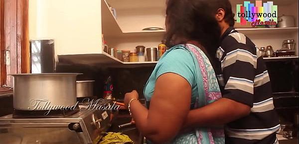  Hot desi masala aunty seduced by a teen boy